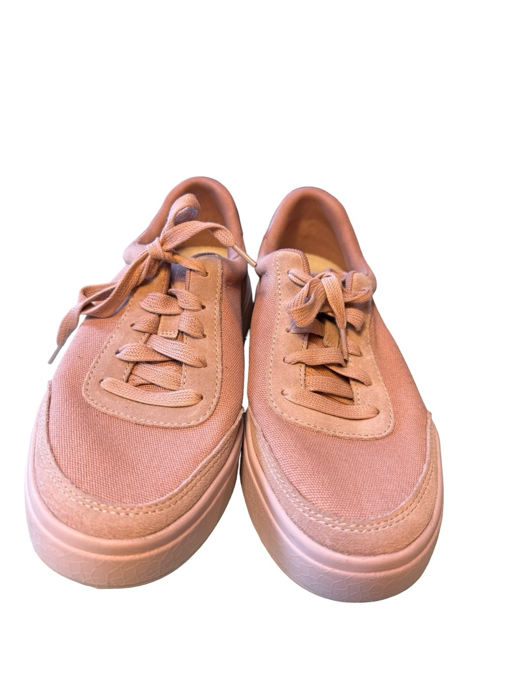 Women's Pink Canvas Sneakers - Casual Lace-Up Trainer